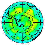 Ozone Field of 09 January 2003