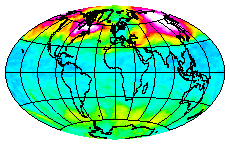 Ozone Field of 15 January 2003
