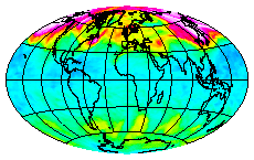 Ozone Field of 20 January 2003