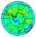 Ozone Field of 22 January 2003