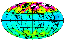 Ozone Field of 25 January 2003