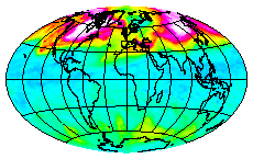 Ozone Field of 09 February 2003
