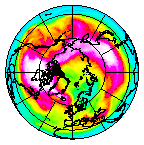 Ozone Field of 09 February 2003