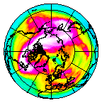 Ozone Field of 14 February 2003