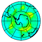 Ozone Field of 14 February 2003