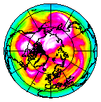 Ozone Field of 22 February 2003