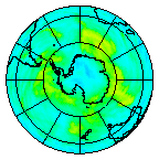 Ozone Field of 22 February 2003