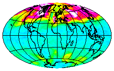 Ozone Field of 25 February 2003