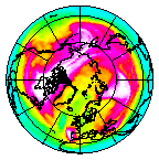 Ozone Field of 25 February 2003