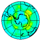 Ozone Field of 25 February 2003
