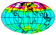 Ozone Field of 08 March 2003