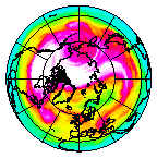 Ozone Field of 08 March 2003