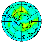 Ozone Field of 08 March 2003