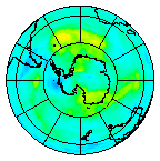 Ozone Field of 09 March 2003