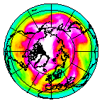 Ozone Field of 22 March 2003