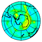 Ozone Field of 22 March 2003