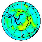 Ozone Field of 23 March 2003