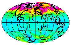 Ozone Field of 25 March 2003