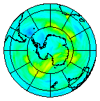 Ozone Field of 25 March 2003