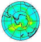 Ozone Field of 27 March 2003