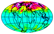 Ozone Field of 01 April 2003