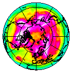 Ozone Field of 01 April 2003