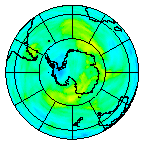 Ozone Field of 07 April 2003
