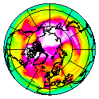Ozone Field of 15 April 2003