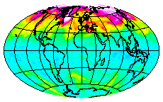 Ozone Field of 18 April 2003