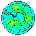Ozone Field of 18 April 2003