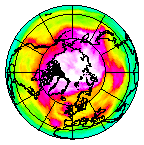 Ozone Field of 21 April 2003