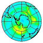 Ozone Field of 22 April 2003