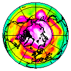 Ozone Field of 23 April 2003