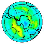 Ozone Field of 24 April 2003