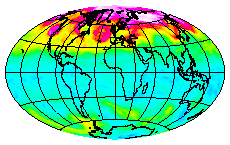 Ozone Field of 25 April 2003
