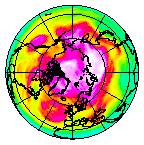 Ozone Field of 25 April 2003
