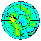 Ozone Field of 25 April 2003
