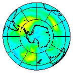 Ozone Field of 27 April 2003