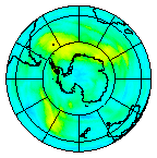 Ozone Field of 29 April 2003