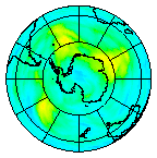 Ozone Field of 30 April 2003