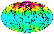 Ozone Field of 05 May 2003