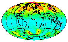 Ozone Field of 08 June 2003
