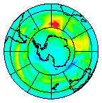 Ozone Field of 21 June 2003