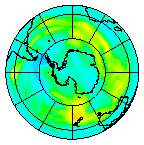 Ozone Field of 01 July 2003