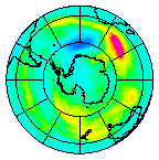 Ozone Field of 04 July 2003