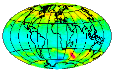 Ozone Field of 05 July 2003