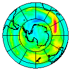 Ozone Field of 05 July 2003