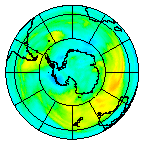 Ozone Field of 07 July 2003
