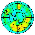 Ozone Field of 09 July 2003