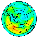 Ozone Field of 12 July 2003